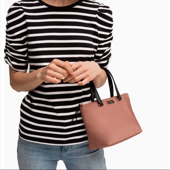 INSULATED TOTE KATE SPADE NYLON MINI BLACK DAWN - Picture 7 of 7